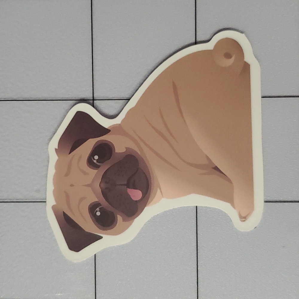 Pug Sticker - Picture 1 of 3